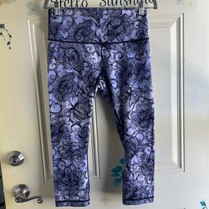 Lululemon Wunder Under Hi Rise Crop Full On Luxtreme 21”